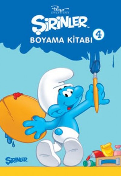 Şirinler Boyama Kitabı 4