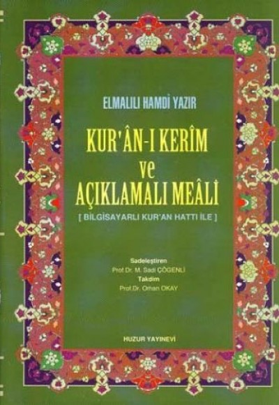 Kuranı Kerim ve Açıklamalı Meali Bilgisayar Hatlı Küçük Boy (Yeşil)