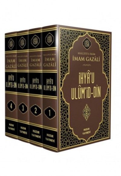 İhya’u Ulüm’id-Din - 4 Kitap Takım Kutulu