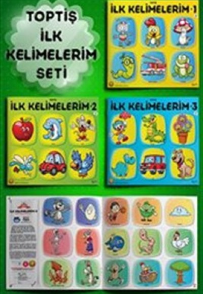 Toptiş İlk Kelimelerim Seri  (3 Kitap)