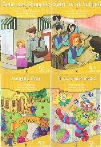 5. Sınıflar İçin İngilizce Hikaye Seti (8 Kitap)