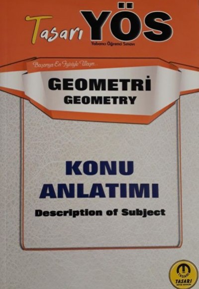 Tasarı YÖS Geometri Konu Anlatım (Yeni)