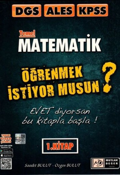 Mutlak Değer DGS ALES KPSS Temel Matematik Soru Bankası (1. Kitap)