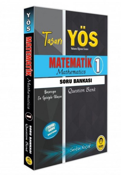 Tasarı YÖS Matematik 1 Soru Bankası (Yeni)