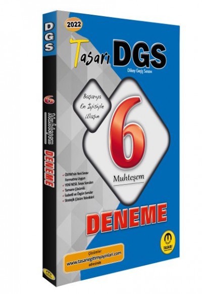 Tasarı DGS 2022 6 Muhteşem Fasikül Deneme (Yeni)