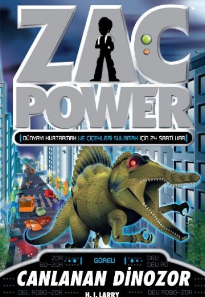 Zac Power 24 Canlanan Dinozor