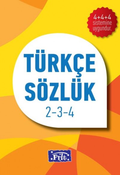 İlköğretim Türkçe Sözlük Karton Kapak 2-3-4