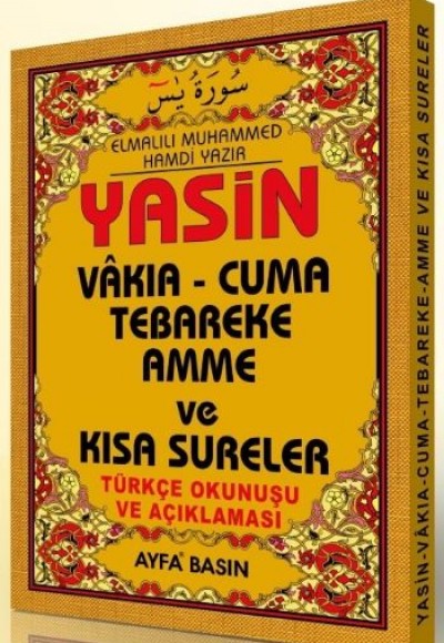 Yasin Kısa Sureler Türkçe Okunuşu ve Açıklaması Çanta Boy Üçlü