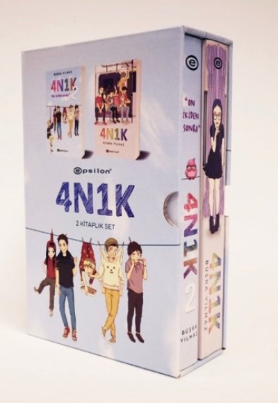 4N1K - 2 Kitaplık Set