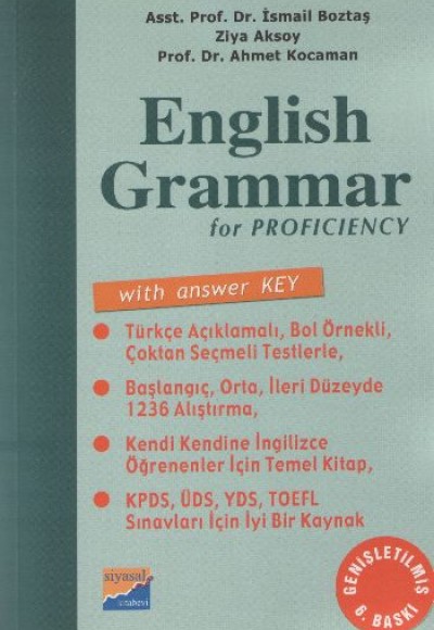 English Grammar for Proficiency (+Cevap Anahtarı)