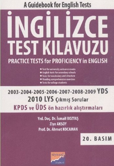 İngilizce Test Kılavuzu - Practice Tests for Proficiency in English