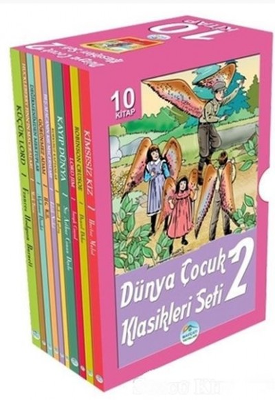 Dünya Çocuk Klasikleri Seti 2 (10 Kitap Kutulu)