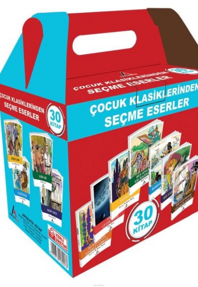 Çocuk Klasiklerinden Seçme Eserler (30 Kitap Kutulu)