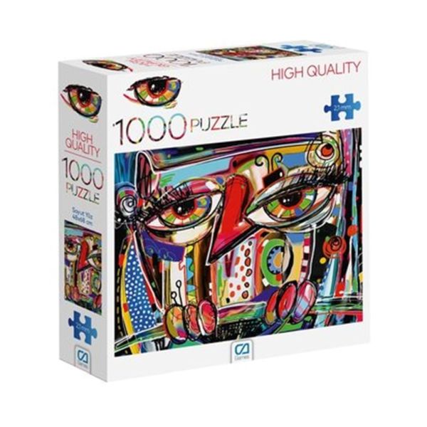 Soyut Yüz Puzzle 1000
