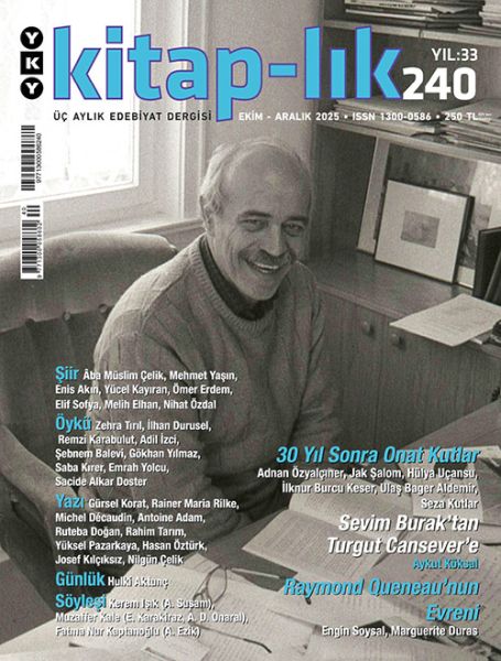 Kitap-lık Sayı 240 - Üç Aylık Edebiyat Dergisi (Ekim-Aralık 2025)