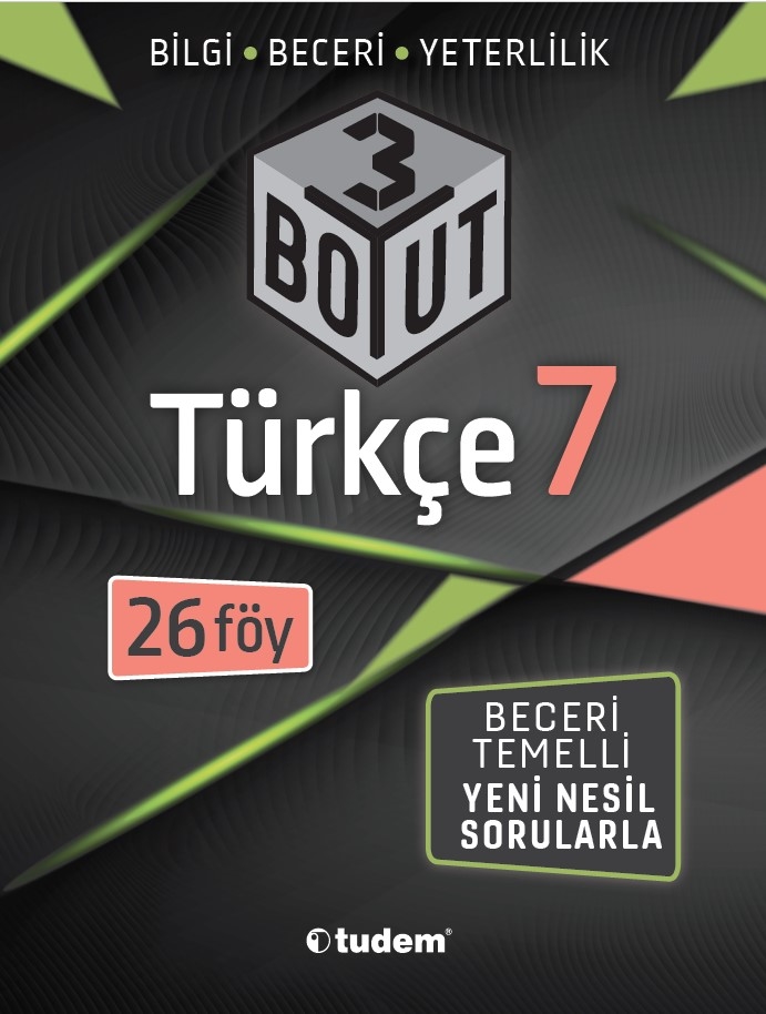 Tudem 7. Sınıf Türkçe 3 Boyut (Yeni)
