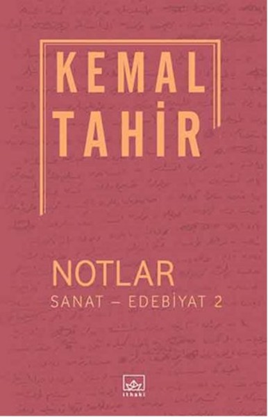 Sanat - Edebiyat 2 / Notlar