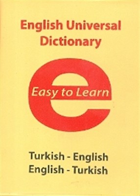 English Universal Dictionary Easy to Learn  Turkish-English - English-Turkish