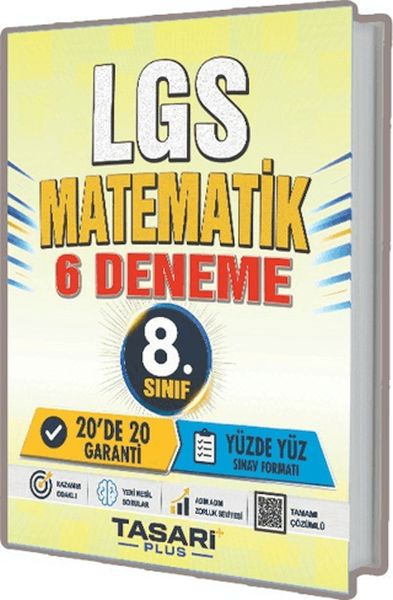 Tasarı 8. Sınıf LGS Matematik 6 Çözümlü Deneme