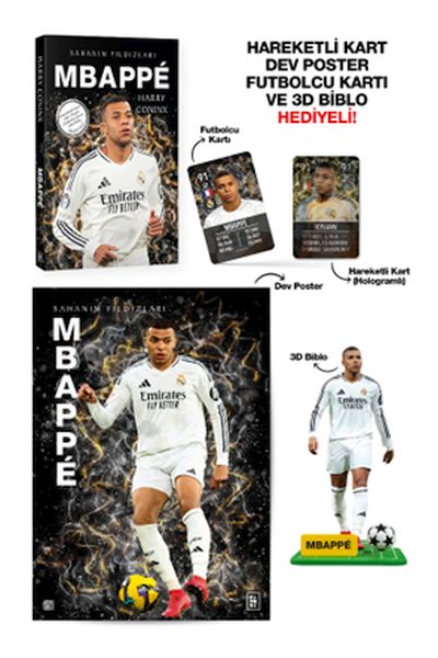 Mbappé - Sahanın Yıldızları - 3D Biblo Hediyeli!